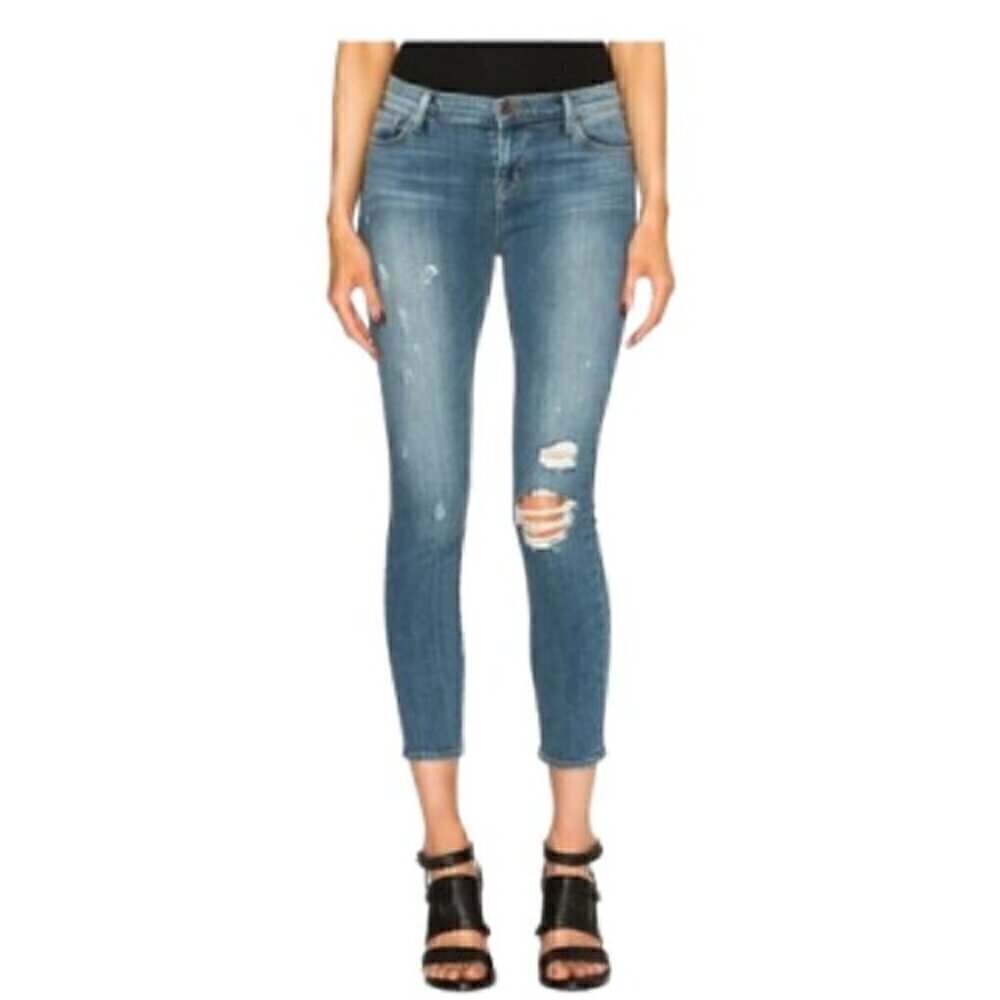 Anthropologie J Brand Mid-Rise Pulse Capri Jeans